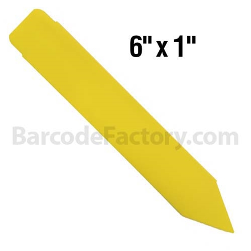 Barcodefactory 1x6  TT Label [Yellow] BAR-SS6X1-YE