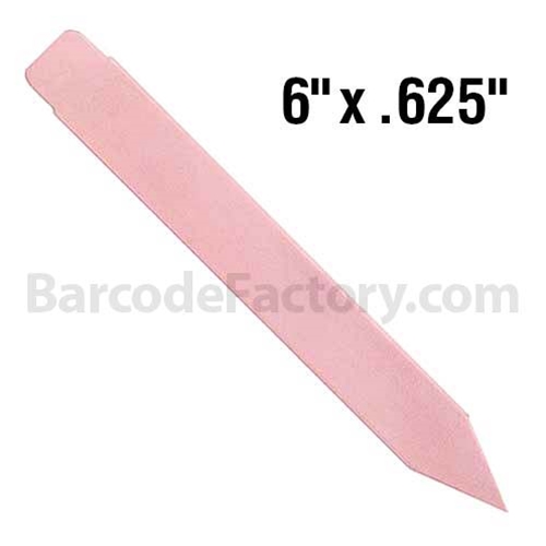 BarcodeFactory 6x0.625 Thermal Pot Stakes Single Roll BAR-SS6X06-PK-EA