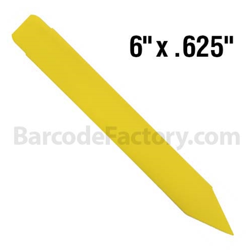 Barcodefactory 0.63x6  TT Label [Yellow] BAR-SS6X06-YE