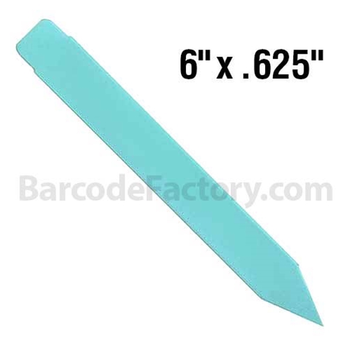BarcodeFactory 6x0.625 Thermal Pot Stakes BAR-SS6X06-BL