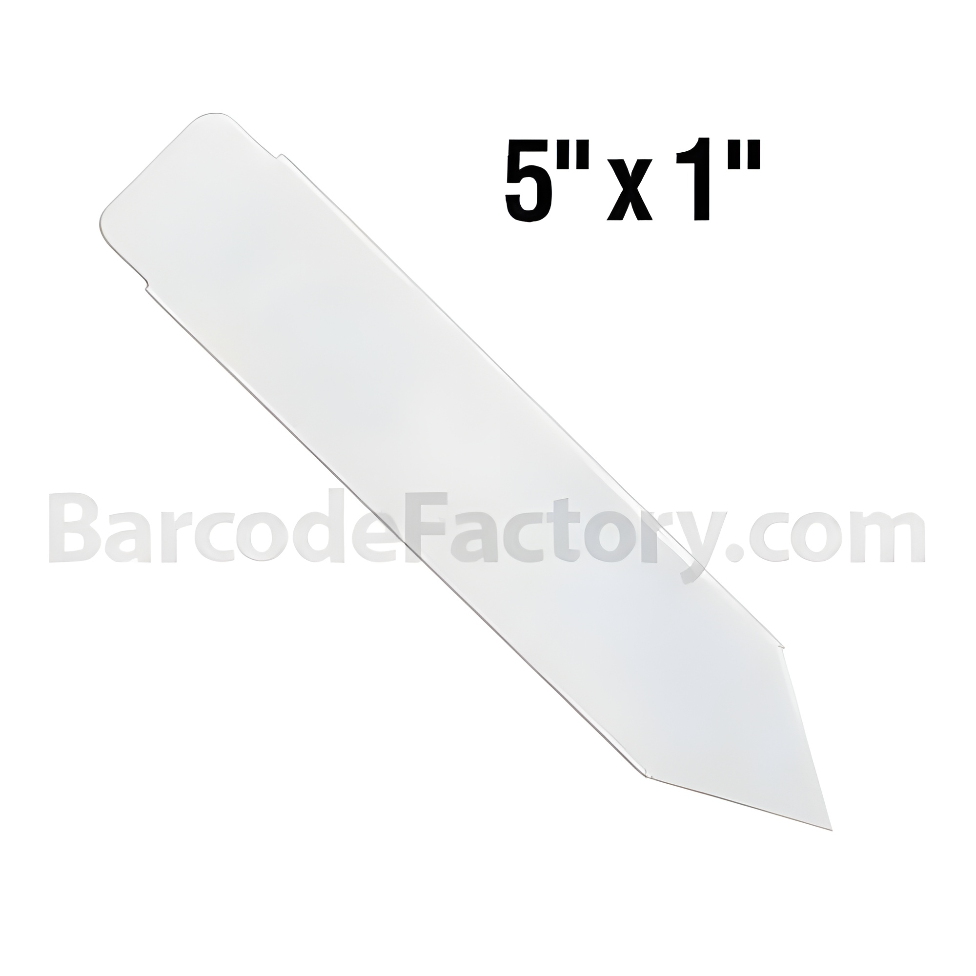 Barcodefactory 1x5  TT Label BAR-SH5X1-WH