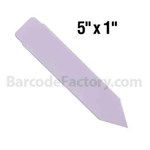BarcodeFactory 5x1 Thermal Pot Stakes BAR-SS5X1-LA