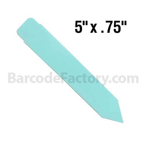 BarcodeFactory 5x0.75 Thermal Pot Stakes BAR-SS5X07-BL