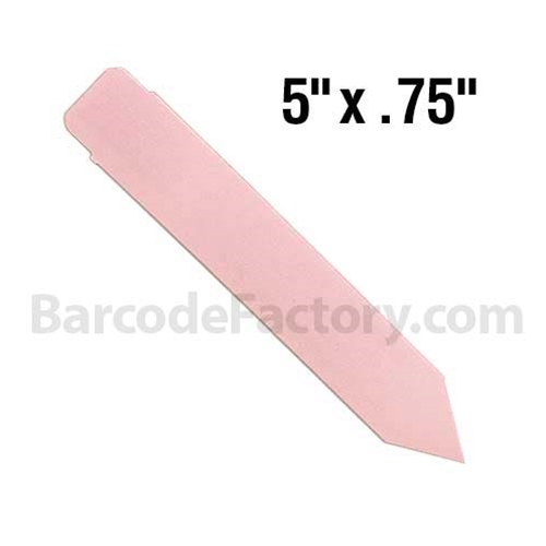 BarcodeFactory 5x0.75 Thermal Pot Stakes Single Roll BAR-SS5X07-PK-EA