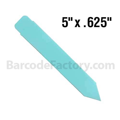 BarcodeFactory 5x0.625 Thermal Pot Stakes BAR-SS5X06-BL