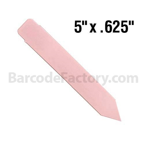 BarcodeFactory 5x0.625 Thermal Pot Stakes Single Roll BAR-SS5X06-PK-EA