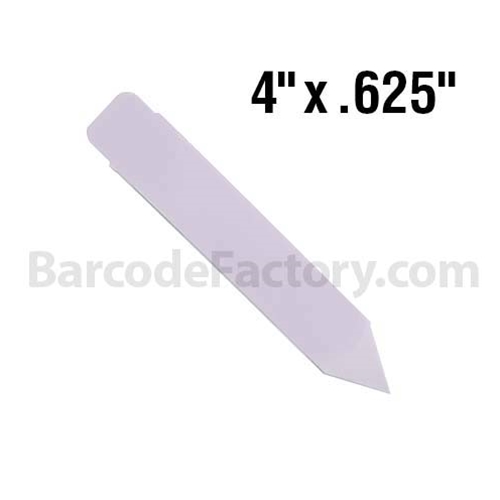 BarcodeFactory 4x0.625 Thermal Pot Stakes Single Roll BAR-SS4X06-LA-EA