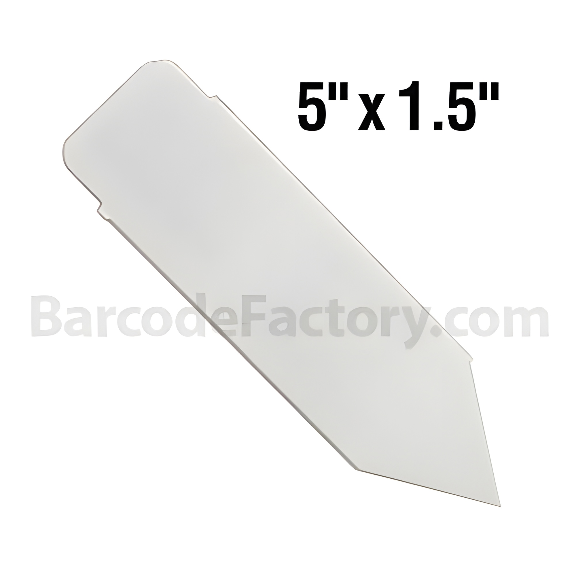 Barcodefactory 1.5x5  TT Label BAR-SH5X15-WH