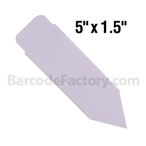 BarcodeFactory 5x1.5 Thermal Pot Stakes Single Roll BAR-SS5X15-LA-EA