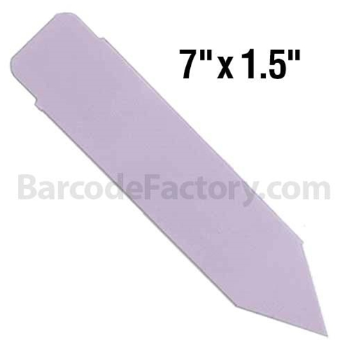 BarcodeFactory 7x1.5 Thermal Pot Stakes Single Roll BAR-SS7X15-LA-EA