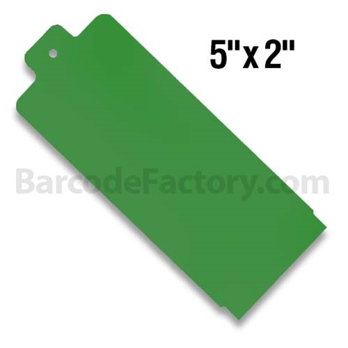 BarcodeFactory 5x2 Thermal Hang Tag BAR-HP5X2-GR