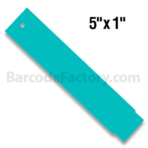 BarcodeFactory 5x1 Thermal Hang Tag BAR-HP5X1-BL