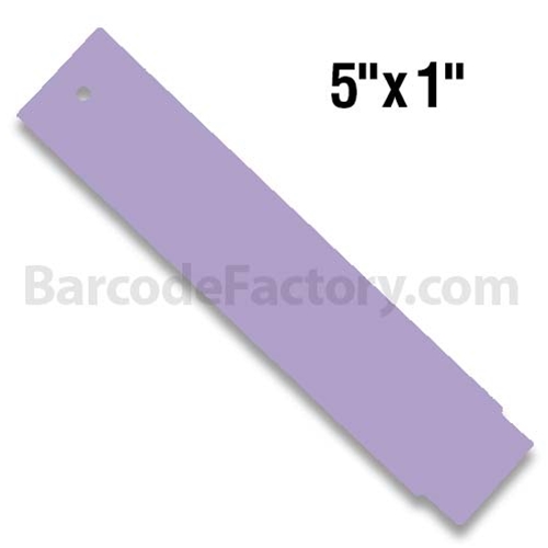 BarcodeFactory 5x1 Thermal Hang Tag Single Roll BAR-HP5X1-LA-EA
