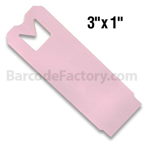 BarcodeFactory 3x1 Thermal Hang Tags Single Roll BAR-HS3X1-PK-EA