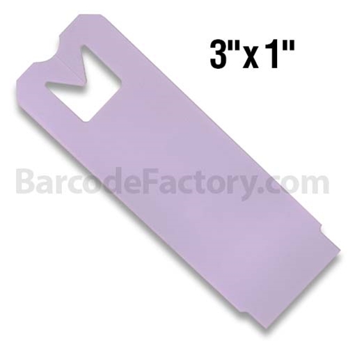 BarcodeFactory 3x1 Thermal Hang Tags BAR-HS3X1-LA