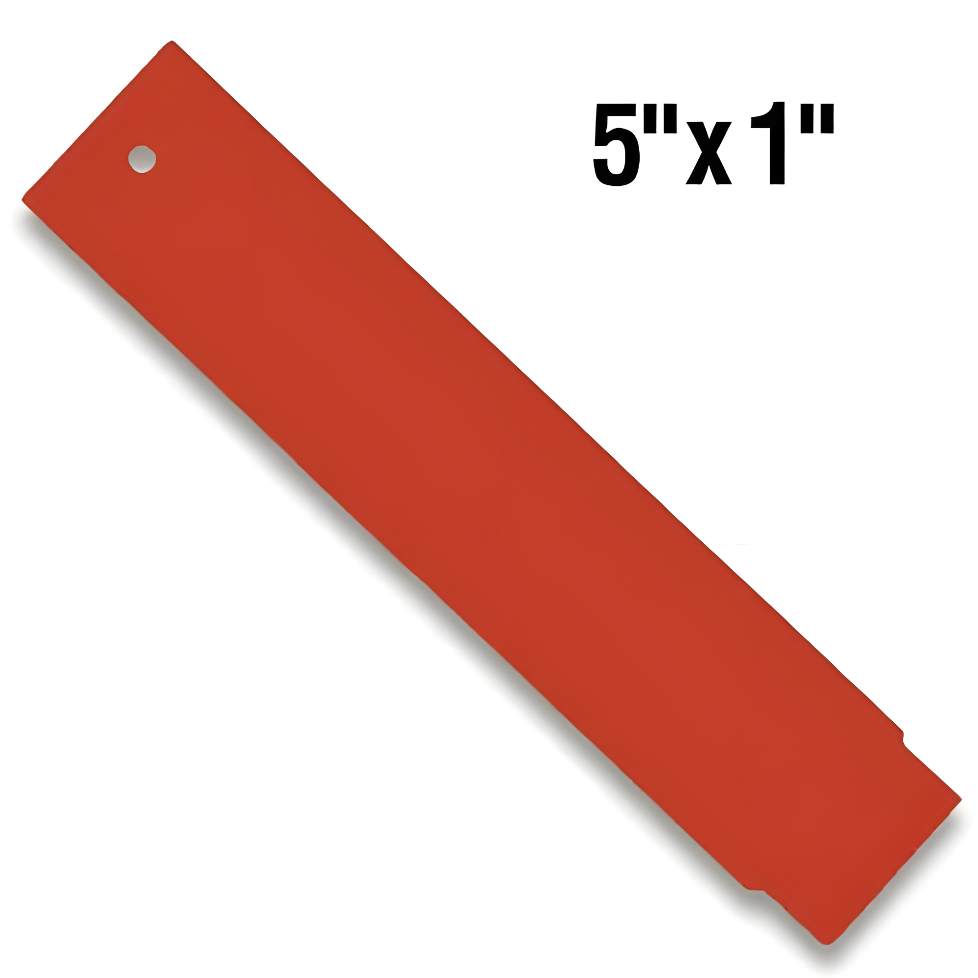 BarcodeFactory 5x1 Thermal Hang Tag BAR-HP5X1-RD