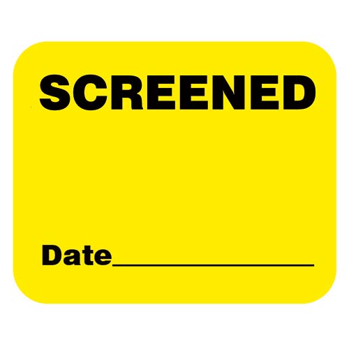 Threshold Screening Identification Stickers V053ST-SK-45-L-S