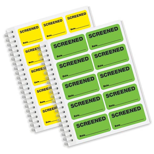 Threshold Screening Identification Stickers V053ST-SK-45-L-B