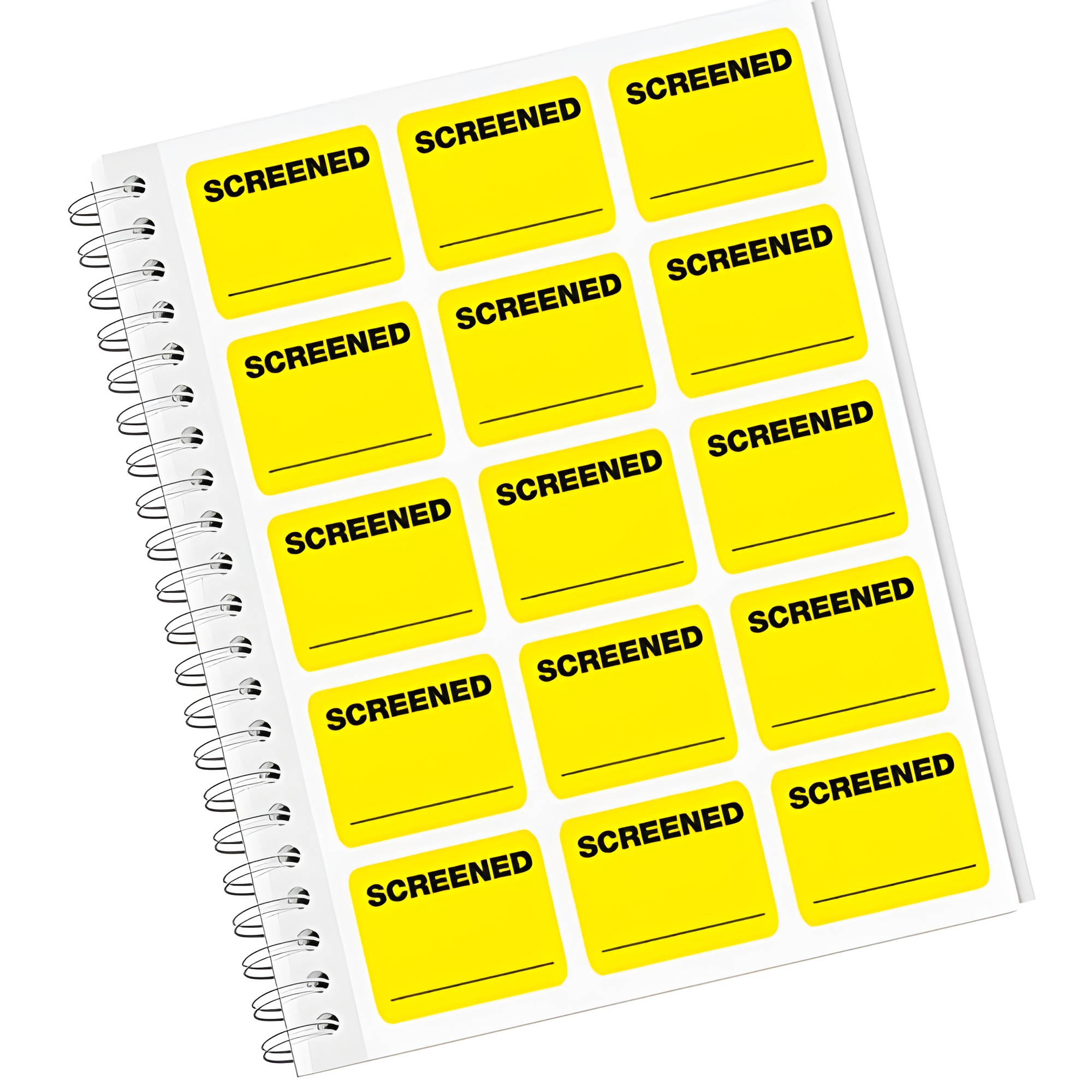 Threshold Screening Identification Stickers V053ST-SK-45-L-B
