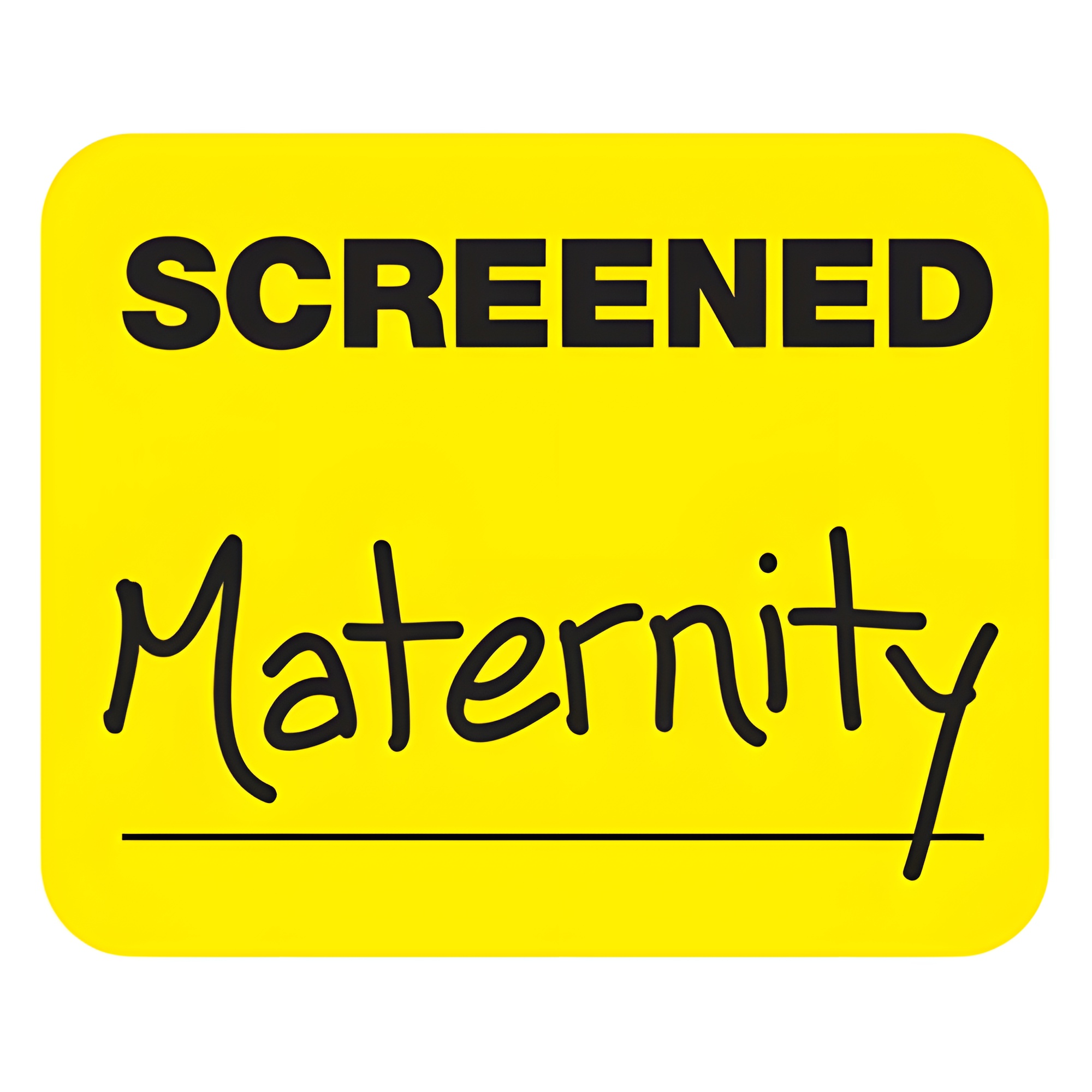 Threshold Screening Identification Stickers VXS-SK-1RL-NODATE