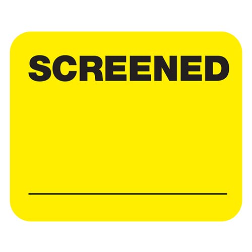 Threshold Screening Identification Stickers V053ST-SK-45-L-B-NODATE