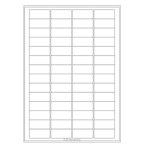 LabTAG 1.77" x 0.787" Cryo Laser Labels (8.3″ x 11.7″ Sheet Size) A4LCS-8WH