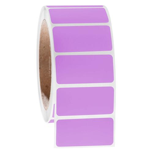 LabTAG 2" x 1" TT Violet Metal Rack Labels AWB-28C3-1VI