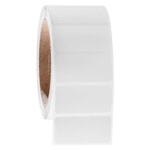 LabTAG 2" x 1" TT Metal Rack Labels (White) AWB-28C3-1WH