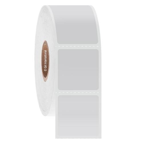 LabTAG 1" x 1" TT Metal Rack Labels (White) AWB-29C1-2WH