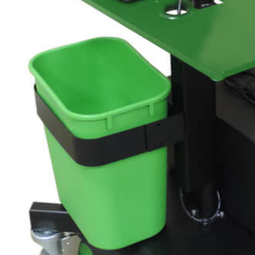Newcastle Green Trash Barrel and Holder C209