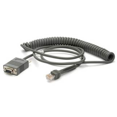 Zebra RS232 9ft Coiled Cable CBA-R28-C09ZAR