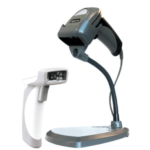 Code CR1500 Barcode Scanner [8ft Coiled USB Cable, CodeShield] CR1500-K101-C508