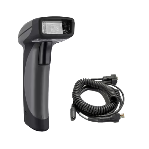 Code CR1500 Barcode Scanner [8ft Coiled RS232 Cable] CR1500-K202-C501