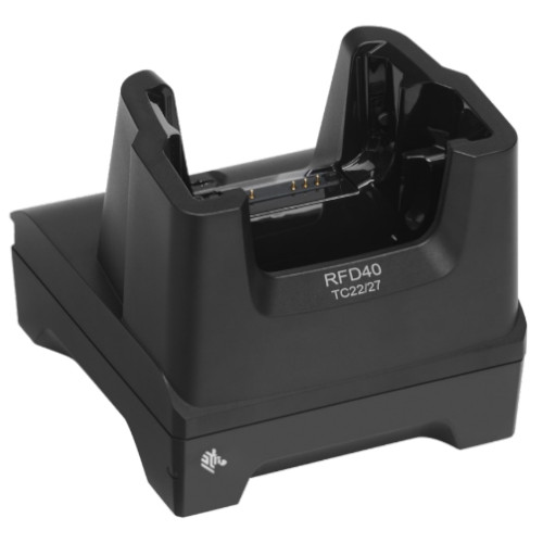 Zebra Single Slot Cradles for RFD40, TC22/27, and HC20/50 CR40-1S0T-TC2-G-02