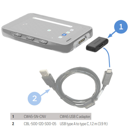 Honeywell CW45 USB-C Adapter CW45-SN-CNV