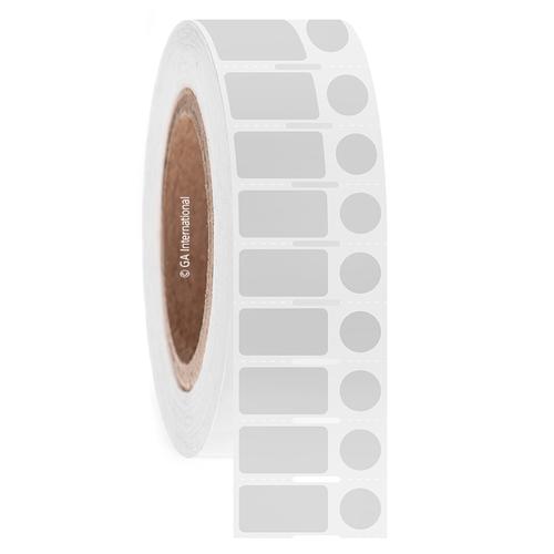 LabTAG 0.94” x 0.5” + 0.437” (circle) DT Cryo Labels (White) DTU-52NOTC3-2WH