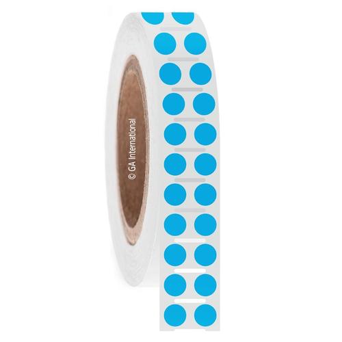 LabTAG 0.354” Circle Blue DT Cryo Labels DTU-61NPNOTC3-4BL