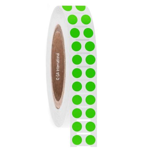 LabTAG 0.354” Circle Green DT Cryo Labels DTU-61NPNOTC3-4GA