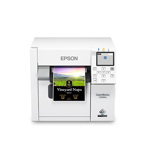 Epson ColorWorks CW-C4000 Color Inkjet Label Printer [Matte] C31CK03A9981