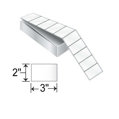 Barcodefactory 3x2  TT Label [Fanfold, Perforated] 670487