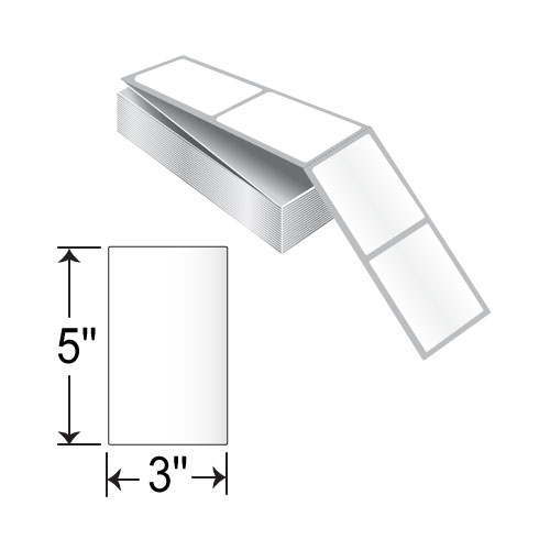 Barcodefactory 3x5  TT Label [Fanfold, Perforated] 670555