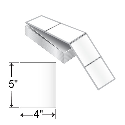 Barcodefactory 4x5  TT Label [Fanfold, Perforated] 820-TT-4-5PF