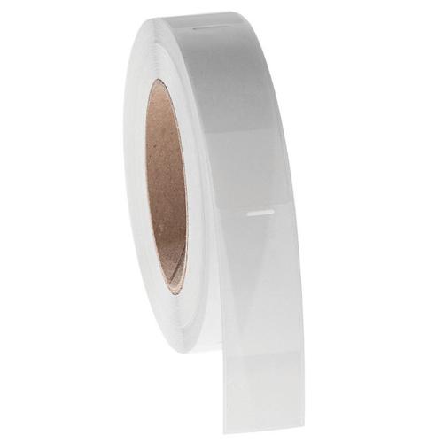 LabTAG 1.34" x 1" + 1.38" Wrap-Around Cryo Labels (White + Clear Transparent) HBTT-309NOTC3-1WH