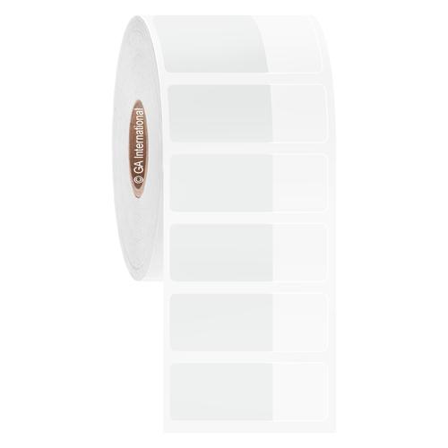 LabTAG 1.06" X 0.59" + 1.38" Wrap-Around Cryo Labels (White + Clear Transparent) HBTT-339NPNOTC3-2WH