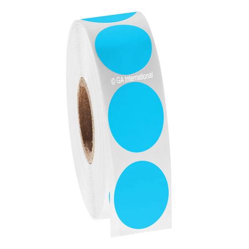 LabTAG 1" (circle) Blue Cryogenic Labels JTTA-115C1-1BL