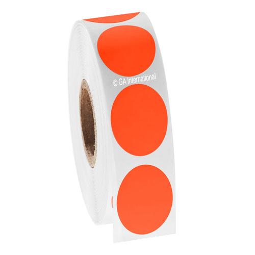 LabTAG 1" (circle) Orange Cryogenic Labels JTTA-115C1-1OR