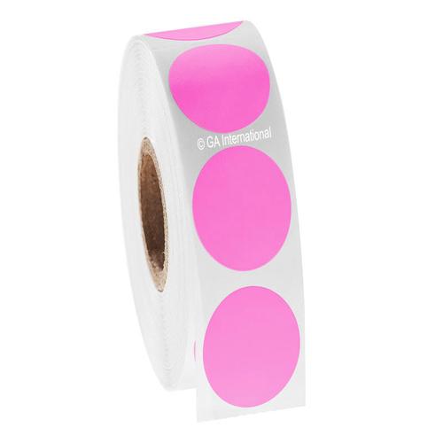 LabTAG 1" (circle) Pink Cryogenic Labels JTTA-115C1-1PI