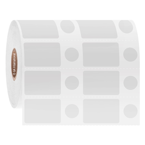 LabTAG 1.125″ x 0.75″ + 0.437″ (circle) Cryogenic Labels (White) JTTA-170C1-4WH