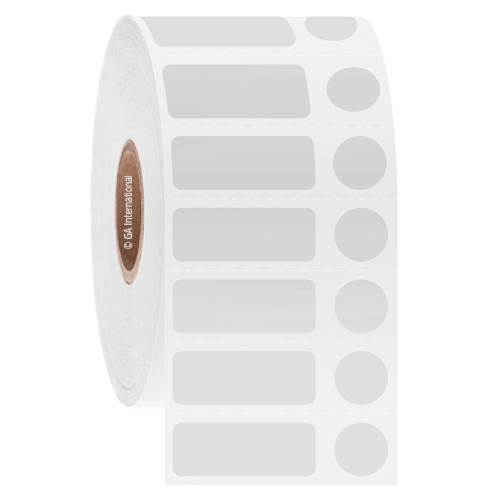LabTAG 1″ x 0.375″ + 0.375″ Cryogenic Labels (White) JTTA-228C1-2WH