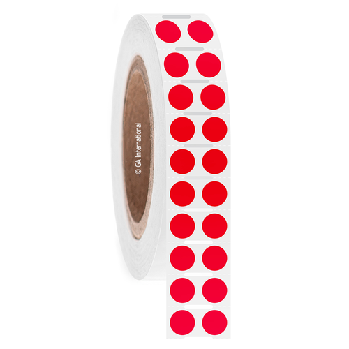 LabTAG 0.438" (circle) Red Cryogenic Labels JTTA-22NOTC3-4RE